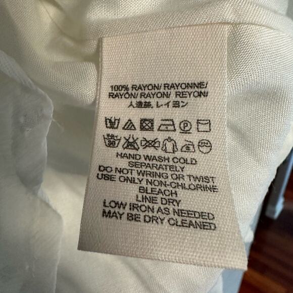 Free People Mini Dress White Swiss Dot Graduation Bridal Shower Birthday Party - Picture 6 of 7